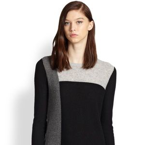 Saks 💯 cashmere Colorblock sweater